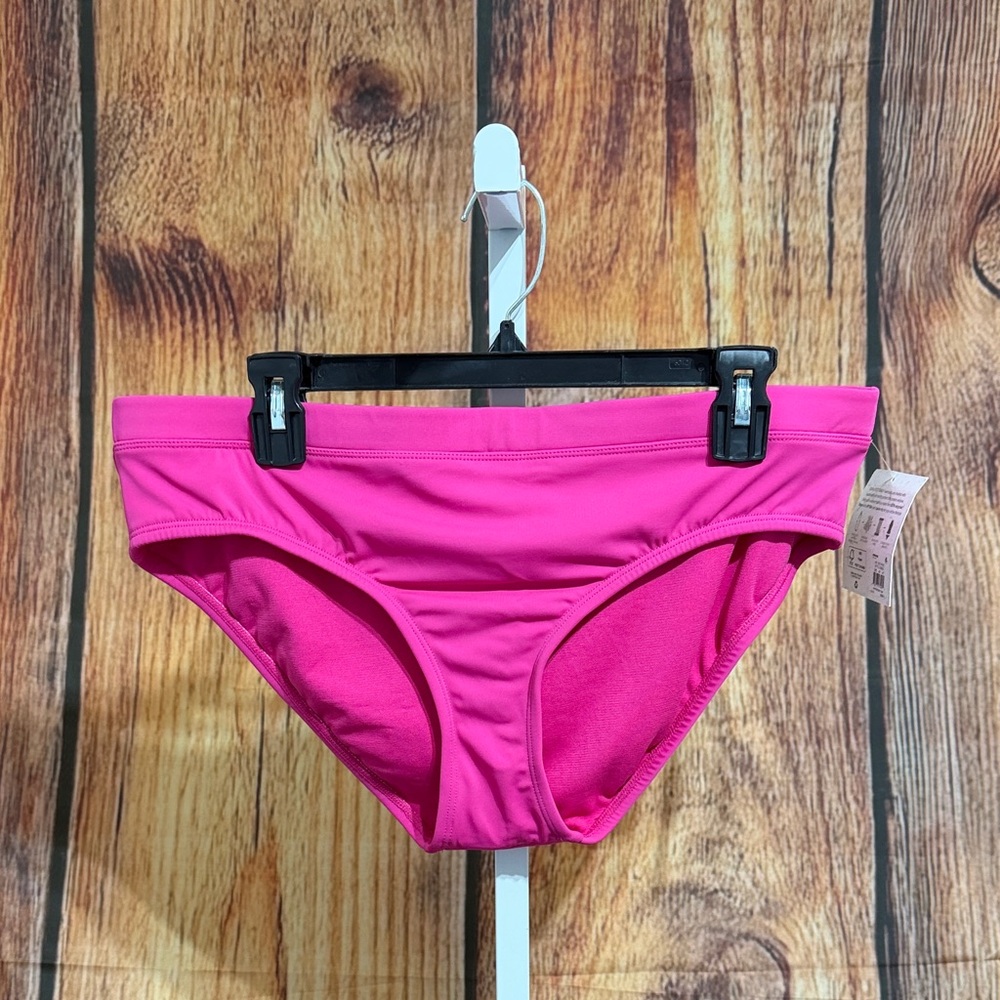 NWT! Eco Beach Hot Pink Bikini Size L
